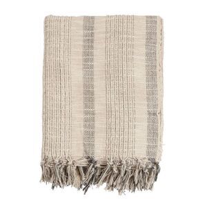 Saro Lifestyle -  Saro Lifestyle Woven Throw Blanket  Ivory